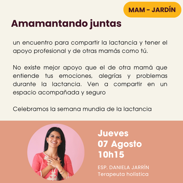 Amamantando Juntas, un encuentro para compartir la lactancia