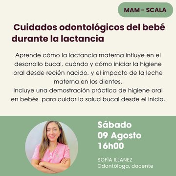 Cuidados odontológicos del bebé durante la lactancia
