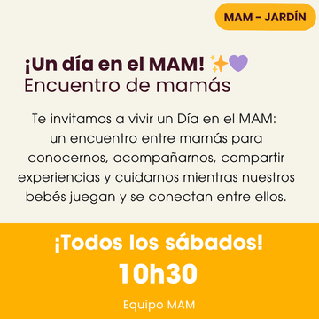 💜✨Encuentros de mamás, pancitas y bebés  en el MAM ✨💜