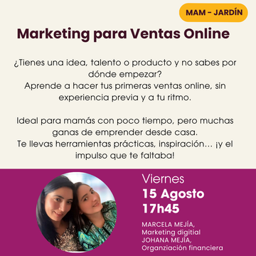 🌟 Taller Marketing para Ventas Online 🌟